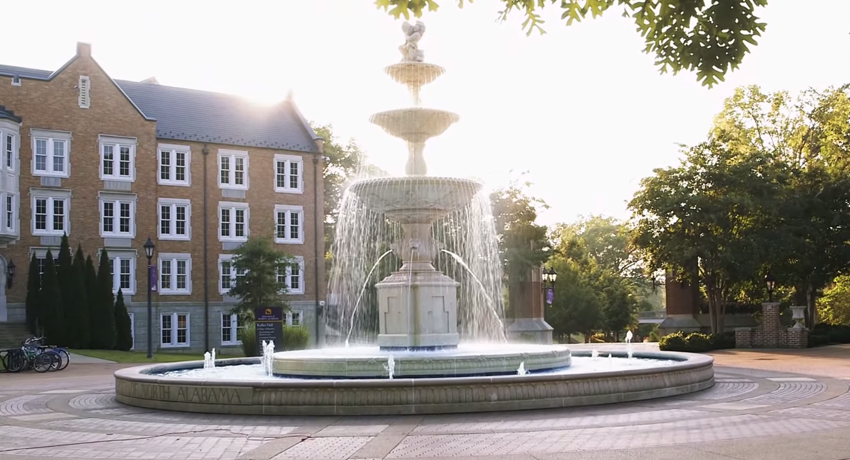 University of North Alabama campus